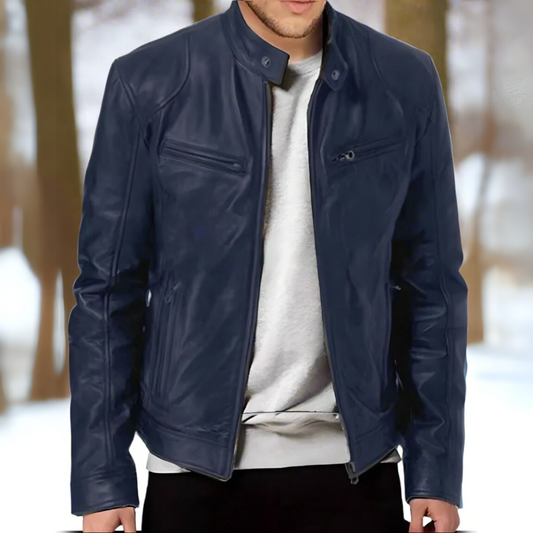 Timéo | Veste Biker Slim Fit pour Homme | Moderne