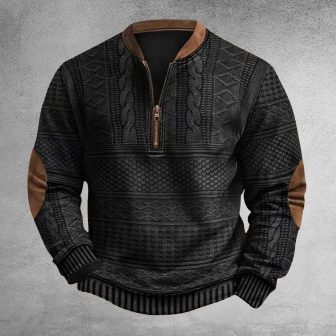 Frasier | Pull pour Homme avec Demi-Zip | Confortable